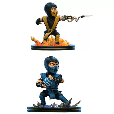 2 Set Mortal Kombat - Scorpion + Sub-Zero Q-Fig Action Figure New • $83.95