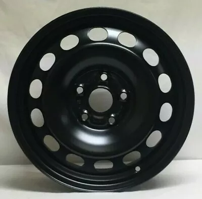 $86 • Buy 16 Inch 5 On 112  Black Steel Wheel Rim Fits Golf Rabbit Passat  VW 90896N New