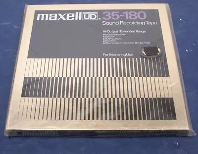 Maxell UD 35-180 Sound Recording Tape Reel To Reel Unused New Sealed • $12.51