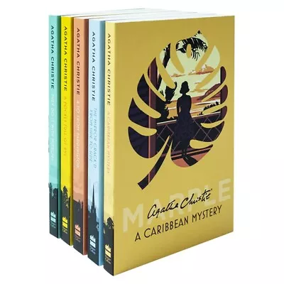 Agatha Christie Miss Marple Mysteries Series Collection 5 Books Set Books 6 -10 • £20.99