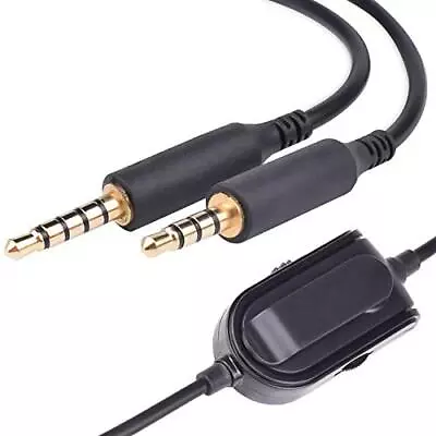 A40 Inline Mute/Volume Control Audio Cable Cord Lead Compatible With Logitech... • $14.83