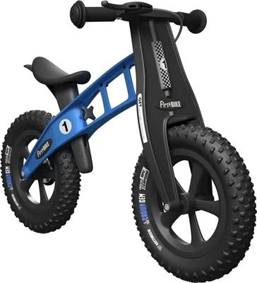 $215.99 • Buy FirstBIKE FAT Cross Balance Bike With Brake Light Blue