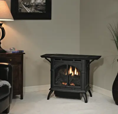 Empire WMH Matte Black NG Spirit Small Vent Free Cast Iron Stove VFD20CC70FN • $2285