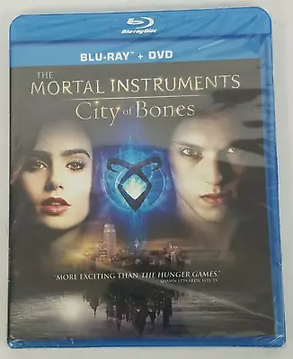 The Mortal Instruments: City Of Bones Blu-ray+ DVD Sealed New • $11.39