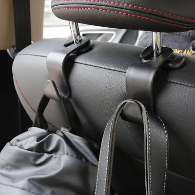 1x Car Hanger Bag Organizer Hook Seat Back Headrest Holder Universal Accessories • $4.93