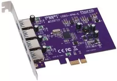 Allegro Type A USB 3.2 | 3.0 Pcie 4-Port Pcie Card (Mac And Windows Compatible) • $71.99