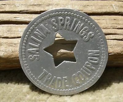 $18.95 • Buy 1900s SALINA SPRINGS ARIZONA AZ (APACHE CO) R8 INDIAN TRADING POST 25c VA TOKEN