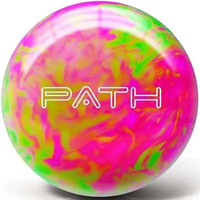 Pyramid Path Hot Pink/Lime Green Bowling Ball • $75.99