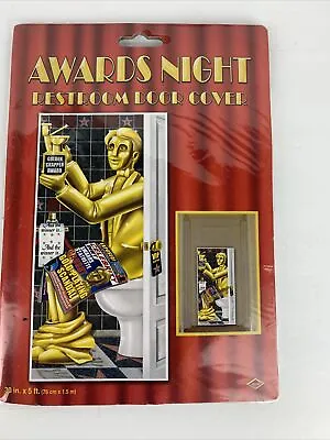 Awards Night Restroom Door Cover Movie Red Carpet VIP Party Decoration • £3.98