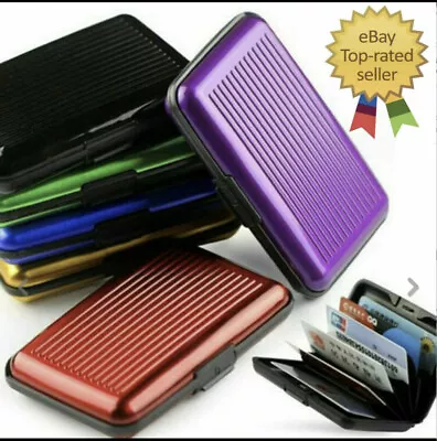 £2.49 • Buy RFID Block Aluminium Credit Card Holder Security Wallet Business Case Travel UK