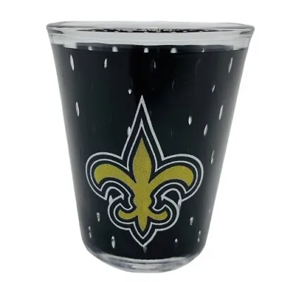 $12.95 • Buy New Orleans Saints Jersey Shot Glass 2 Oz Round NFL Sports Football Fan Team