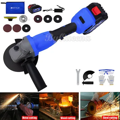 21V Cordless Angle Grinder Tool 4-1/2 Inch Hand Grinder Electric With Battery • $49.40