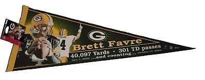 GREEN BAY PACKERS BRETT FAVRE 2002 PENNANT #1856 Players Inc  • $22.75