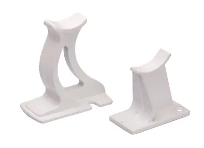 Universal Column Radiator Floor Support Feet White Cast Iron Traditional Swan • £12.50