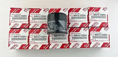 New Oil Filter Set Of (10) 90915-yzzn1 Oem For Toyota Lexus • $59.74