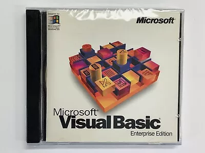  NEW  Microsoft Visual Basic Enterprise Edition 4.0 With Key Windows 95 SEALED • $34.99