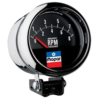 Auto Meter 880789 Gauge; Tachometer; 3-3/4 ; 8;000 Rpm For Mopar Classic • $247.29