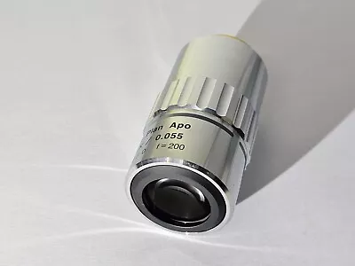 Mitutoyo Objective Lens M Plan Apo 2X / 0.055 ∞/0 F=200 • $299.99