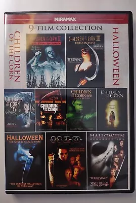 9-Film Children Of The Corn/Halloween Collection (DVD 2012 3-Disc Set) • $1.99