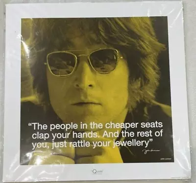 VTG John Lennon Photo & Quote Print Poster The Beatles • $10.19