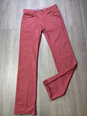 Peter Millar Pants Men 30 Dark Pink Pants Measures 30x33 Classic 5 Pocket Chino • $24.50