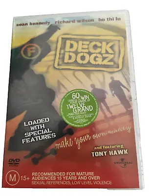 Deck Dogz (DVD 2005) Tony Hawk Skateboarding Drama Teen - VGC Fast Post A3 • $7.82