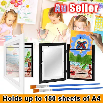 Kids Art Frame For Children Drawing Changeable Kid Artwork A4 Picture Frame • $12.67