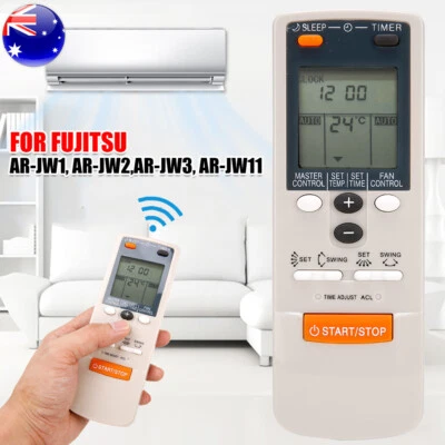 $14.95 • Buy Air Conditioner Remote Replacement For Fujitsu AR-JW1, AR-JW2, AR-JW3, AR-JW11