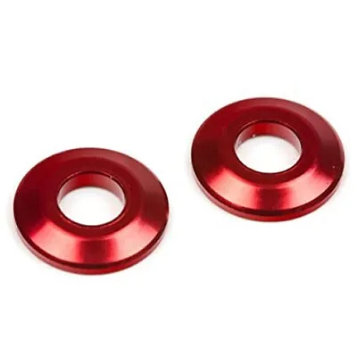 $8 • Buy Team Durango DEX210 / DEX210F Aluminum Front Wing Buttons (Red) TD320204