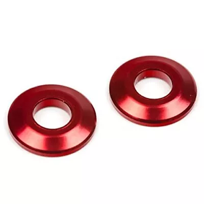 $8 • Buy Team Durango DEX210 / DEX210F Aluminum Front Wing Buttons (Red) TD320204