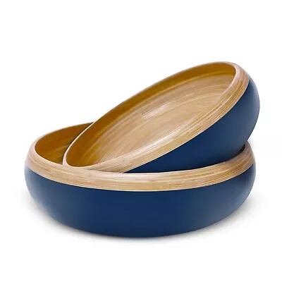 11.81  Spun Bamboo Fruit Bowl Bamboo Fruit Basket Fruit Bowl For Kitchen Co... • $44.69