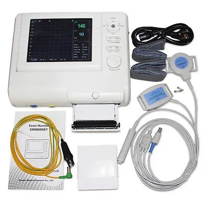 Rechargeable Fetal Monitor FHR TOCO And FMOV Real Time Pregantant Machine • $459