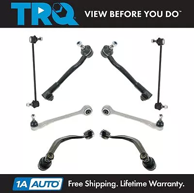 TRQ Front Lower Control Arm Sway Bar Link Tie Rod End Suspension Kit Set For E38 • $175.95