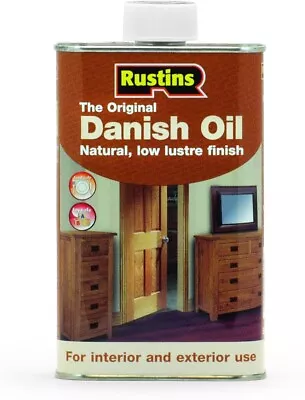 RUSTINS Original Danish Oil 500ml UK • £9.69