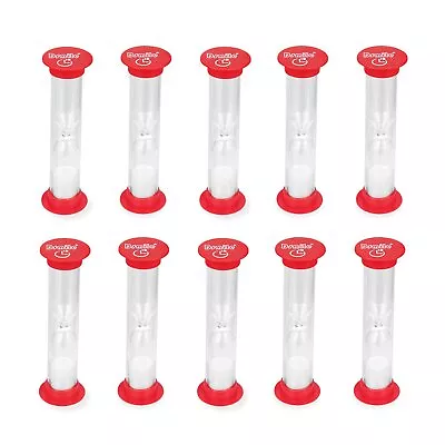 Sand Timer 1 Minute Plastic Hourglass Timer Set Of 10 • $13.83