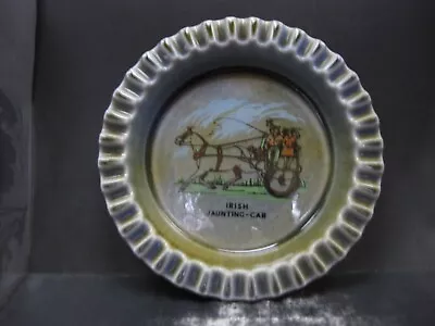 Irish Porcelain Ashtray Irish Jaunting Car - Made In Ireland - Wade - Very Nice • $6