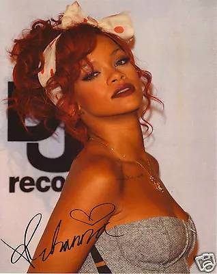 £5.99 • Buy Rihanna Autograph Signed Pp Photo Poster