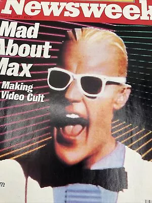 Vintage Max Headroom April 20 1987 Newsweek News Magazine Gorbachev Political • $49.95