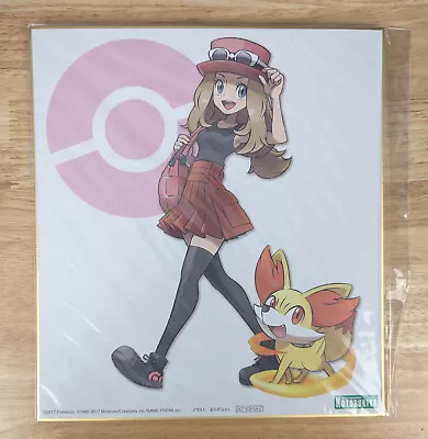 Artfx J Pokemon Serena With Rowlet Kotobukiya Bonus Art Board - Shikishi Only • $150