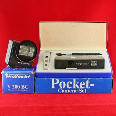 **voightlander Vitoret 110 Pocket Camera Set + V200 Bc Flash | 110 Film Camera** • £29