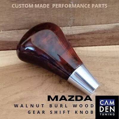 MAZDA Miata Walnut Burl Wood Gear Shift Knob For  Automatic Transmission • $64.99