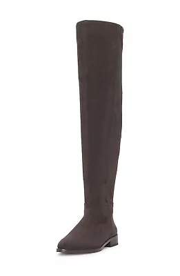 Vince Camuto Hailie Dark Slate Grey Pointed Toe Over The Knee Suede Boots • $39.95