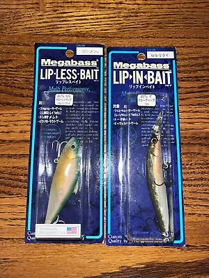 Megabass Lures Lot Of 2 Lipless Crankbait Lip In Bait Made In Japan • $25