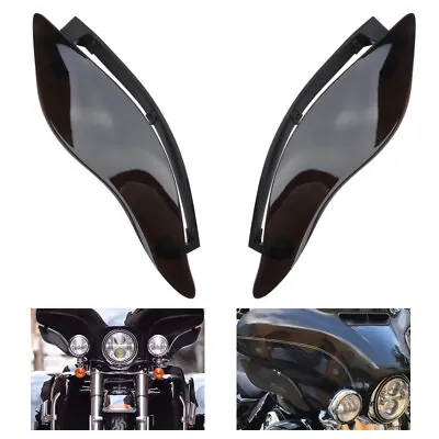 Smoke Motorcycle Side Wind Air Deflector Fairing For Harley Electra Street Glide • $15.99