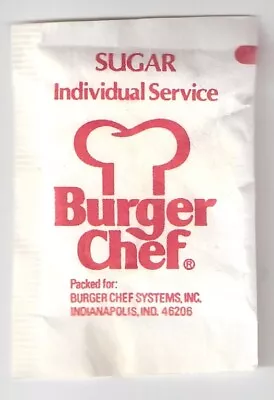 2 Burger Chef Fast Food Unused Vintage Sugar Packets 1960-70's • $3.49