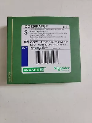 SQUARE D QO120PAFGF Dual Function 20A 120V Combination Circuit Breaker • $31.99