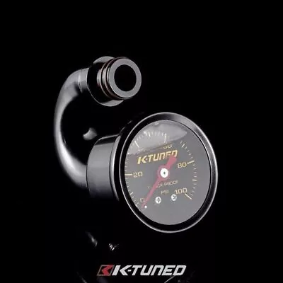 K-Tuned Center Mount Fuel Pressure Gauge With Fitting Universal KR-FIT-CMFG • $57.74