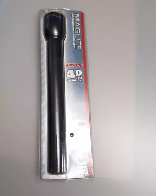 Maglite S4D106 Heavy-Duty Incandescent 4-Cell D Flashlight Black Sealed • $39