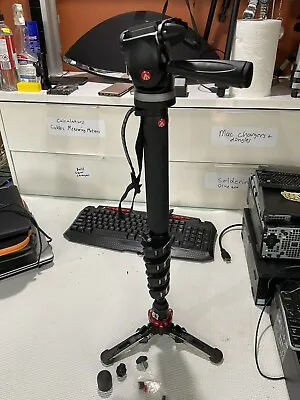 Manfrotto Camera Monopod With Fluid Base And Head Unit • $299