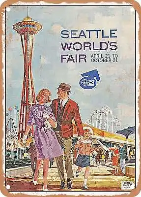 METAL SIGN - 1962 Seattle World's Fair Vintage Ad • $18.66